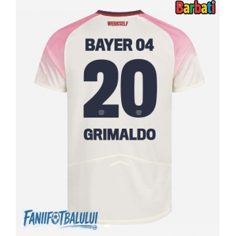 Bayer Leverkusen Alejandro Grimaldo #20 Tricou Fotbal Replică 2025-26 Barbati Deplasare